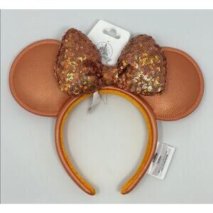 Disney Parks Disney Ears Peach Sequin